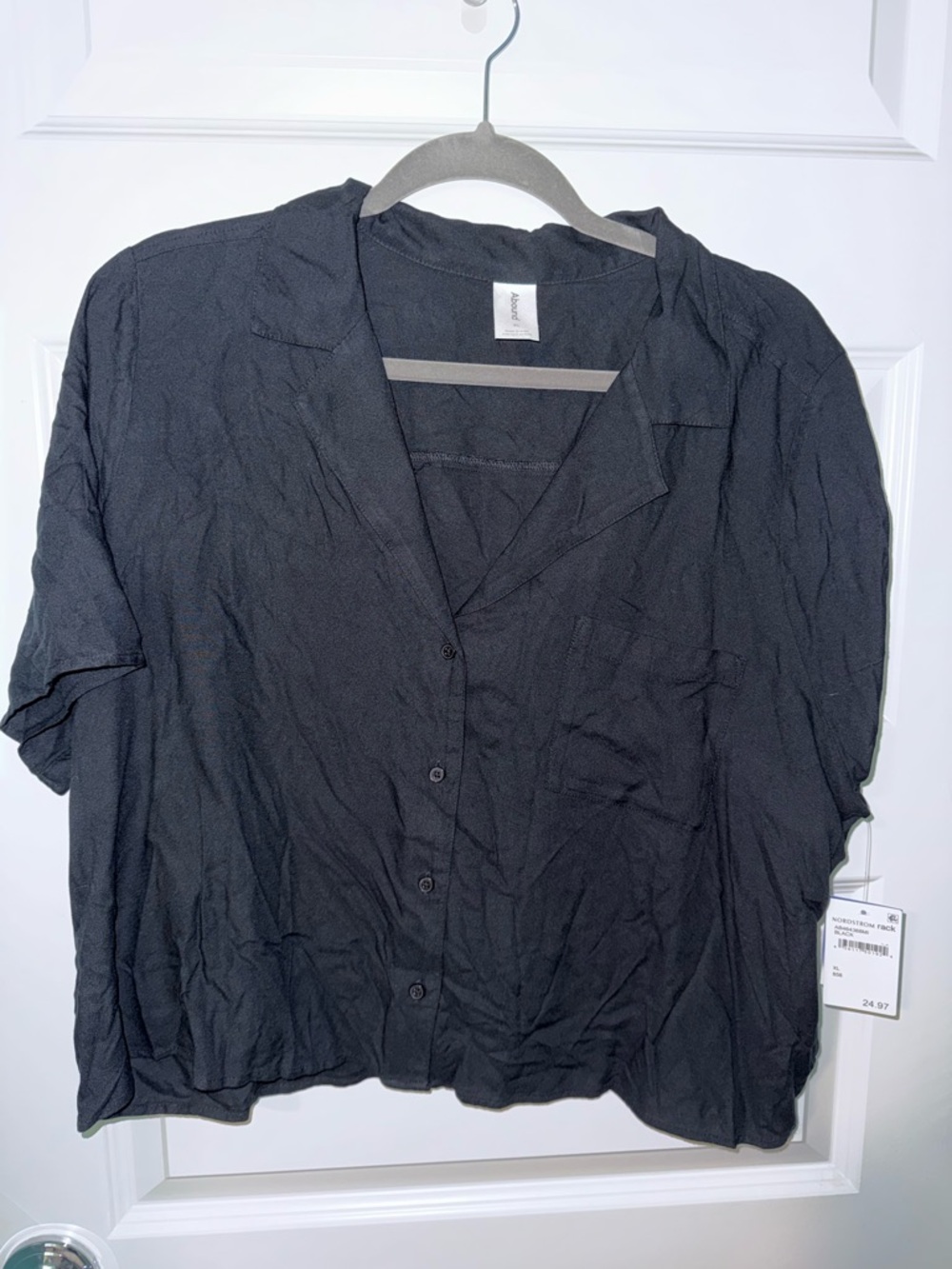 Abound Black Short Sleeve Shirt with Tag